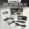 SoundBeast Video Capture Box 2.0 | Record Video & Audio from VCR, VHS, AV, RCA, S-Video, Hi8, Camcorder, DVD, Cassette Tape Players, Stereos, Turntables