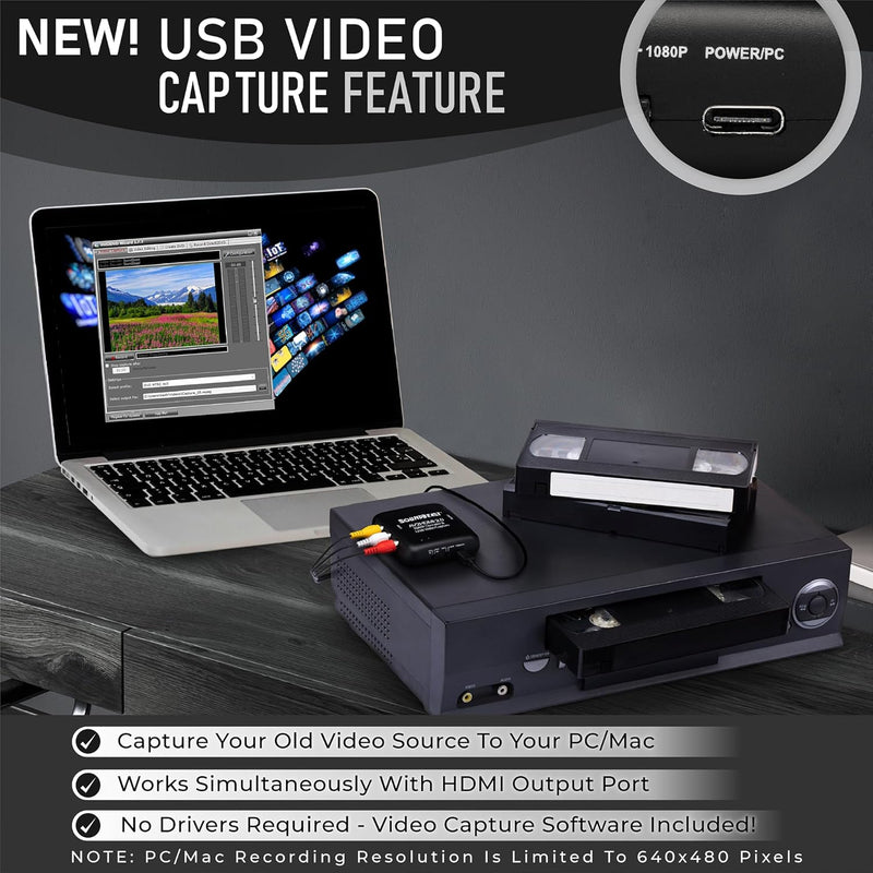 SoundBeast® AV to HDMI Converter Recorder AV RCA Composite to